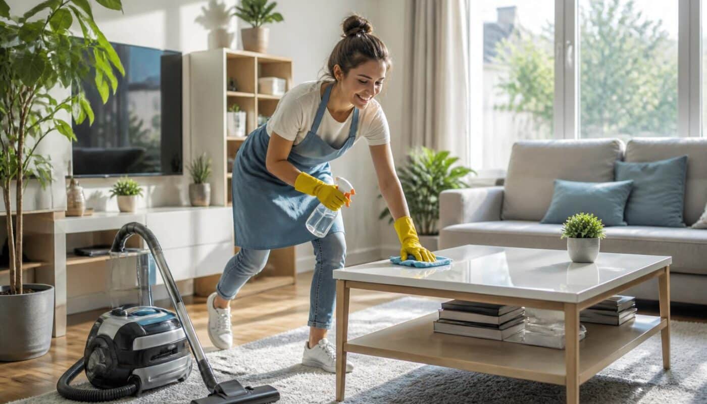 scopri i migliori trucchi per pulire casa rapidamente e in metà tempo, rendendo le faccende domestiche più semplici ed efficienti.