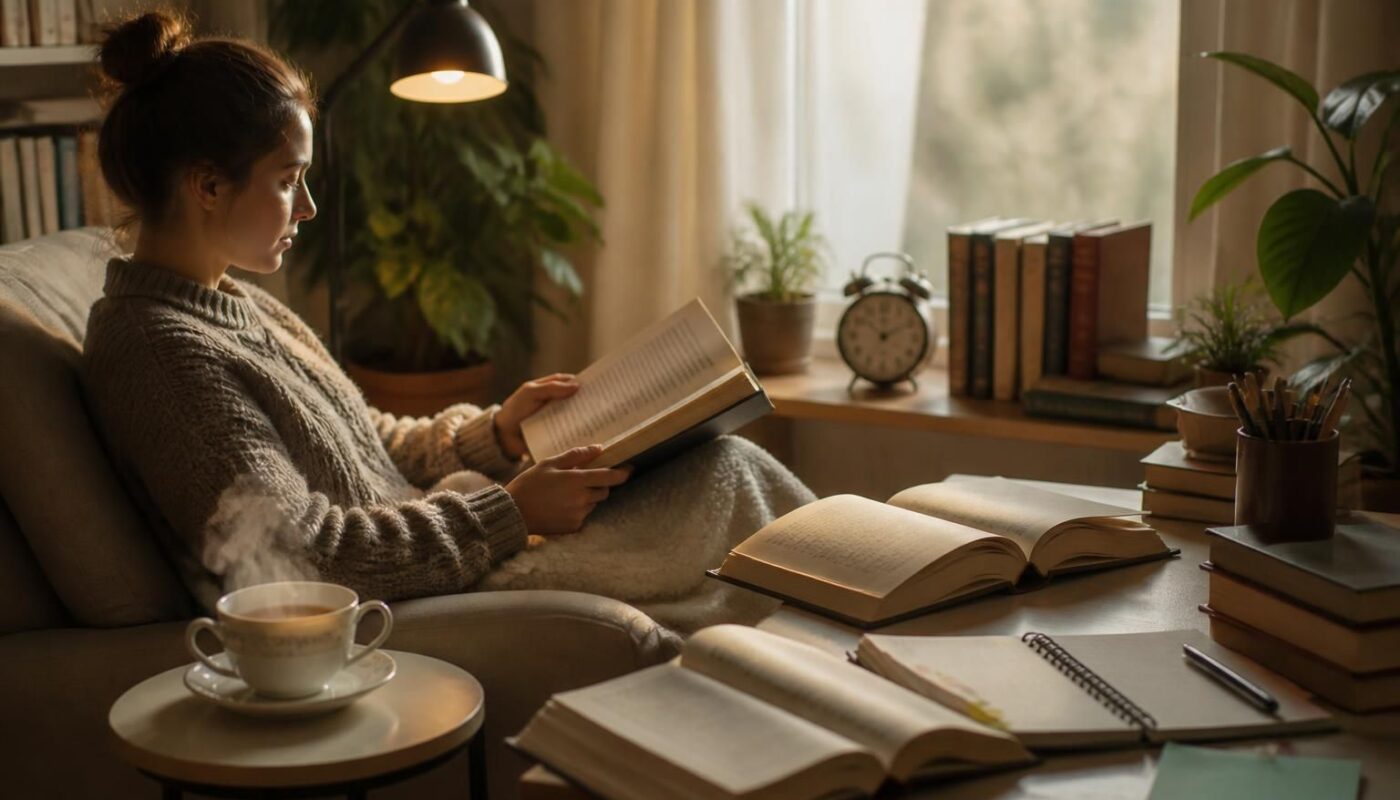 scopri le abitudini efficaci per aumentare la tua lettura mensile e goderti più libri ogni mese.