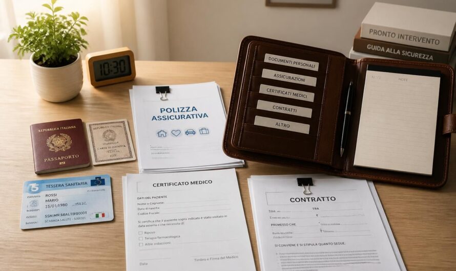 Quali documenti tenere sempre a portata di mano in caso di emergenza