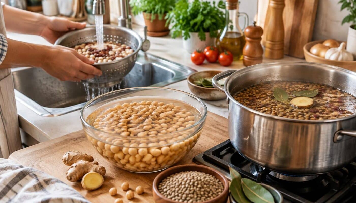 scopri come ammollare e cuocere i legumi per renderli più digeribili, ridurre i gonfiori e gustarli al meglio in ogni ricetta.