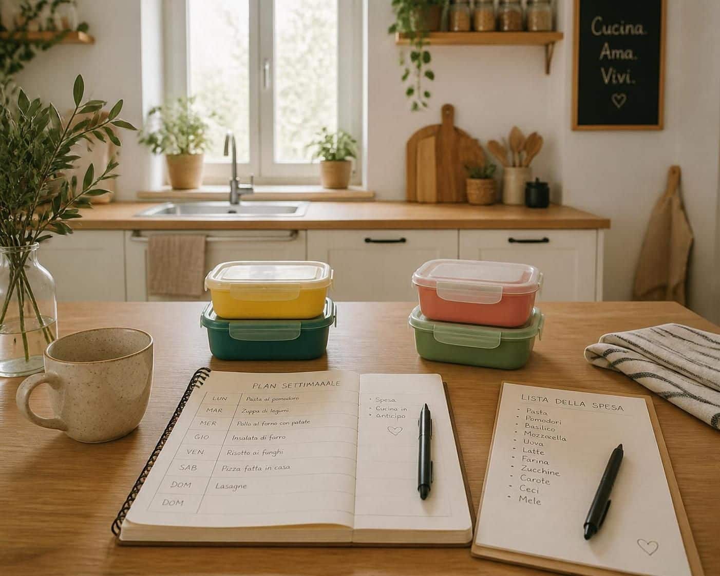 scopri come pianificare il men&ugrave; settimanale in modo semplice ed efficace per risparmiare tempo e denaro senza rinunciare al gusto.