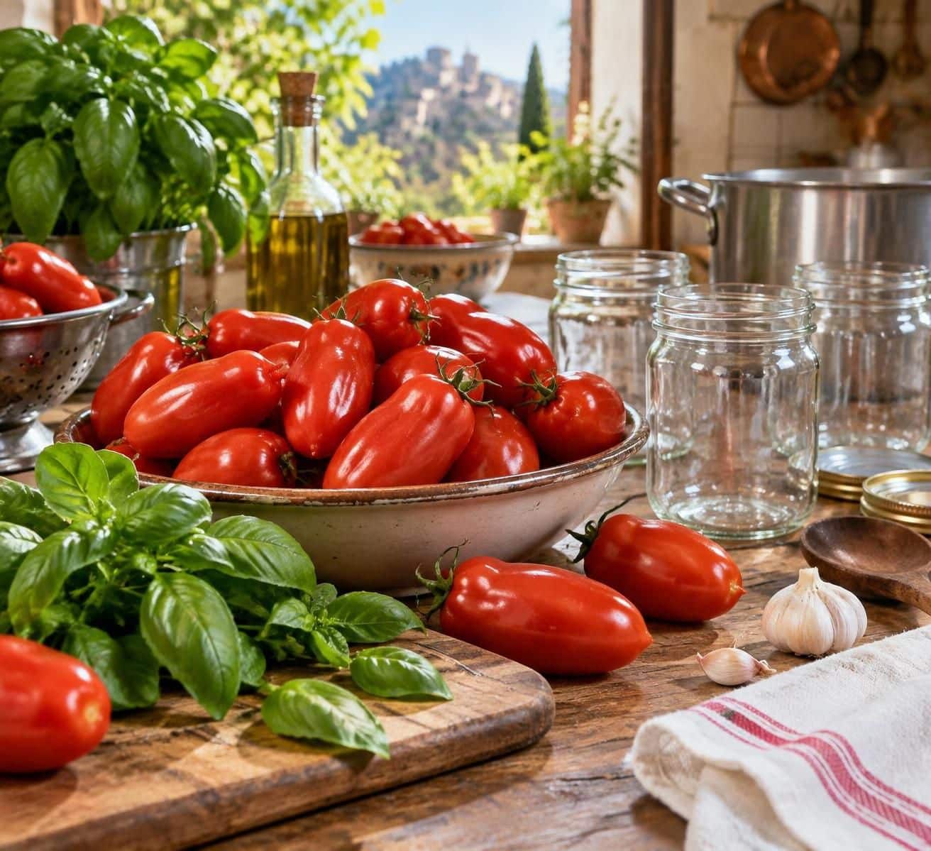 scopri come preparare le conserve di pomodoro in casa, passo dopo passo: ingredienti, procedimento e consigli per conservarle in sicurezza.