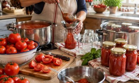 scopri come preparare le conserve di pomodoro in casa, passo dopo passo: ingredienti, procedimento e consigli per conservarle in sicurezza.
