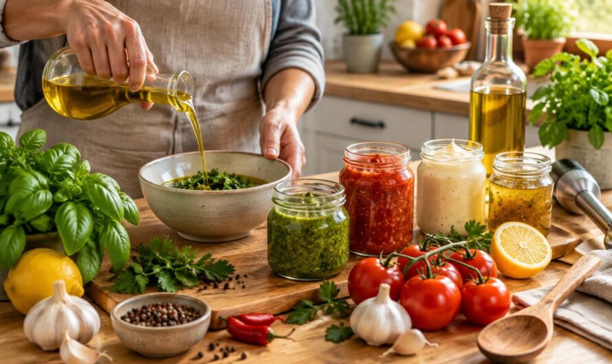 Come preparare salse e condimenti fatti in casa