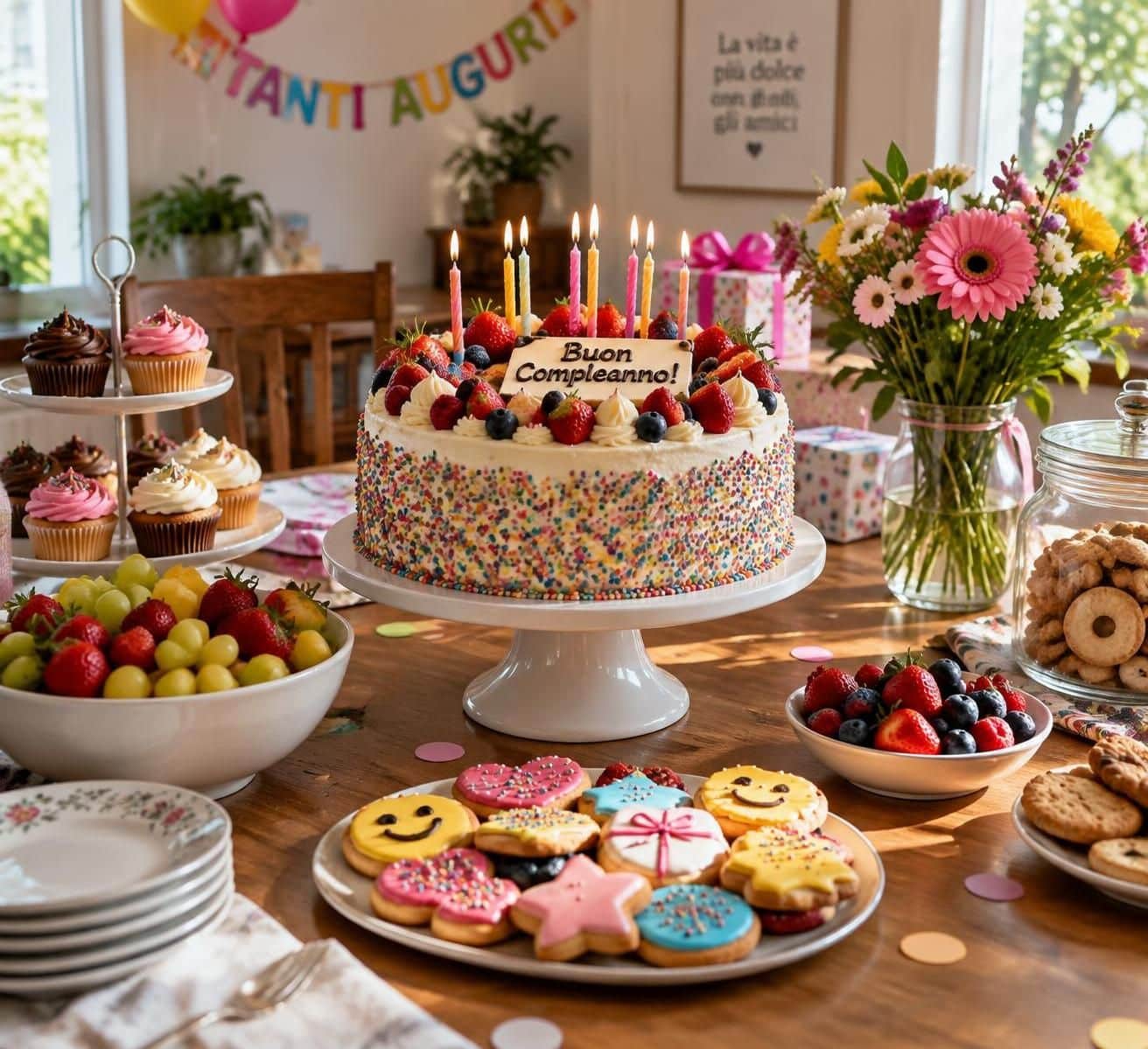 scopri quali dolci preparare per una festa di compleanno: torte, biscotti e dessert golosi per sorprendere gli ospiti e rendere speciale la giornata.