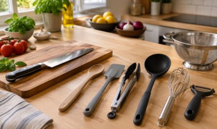 scopri quali utensili da cucina sono davvero indispensabili per preparare ogni ricetta con praticità, senza riempire i cassetti di accessori inutili.